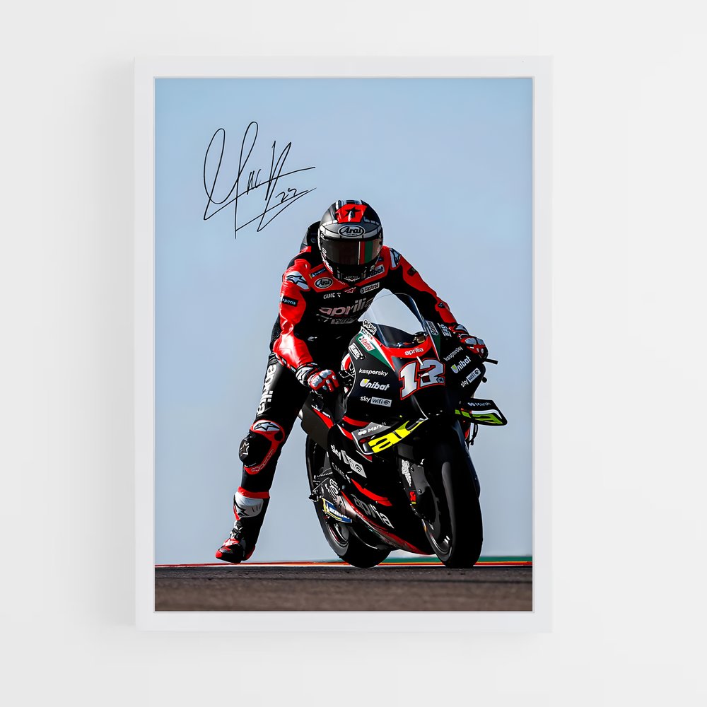 Poster Marc Marquez Signature – affiche Moto GP (vue 3)