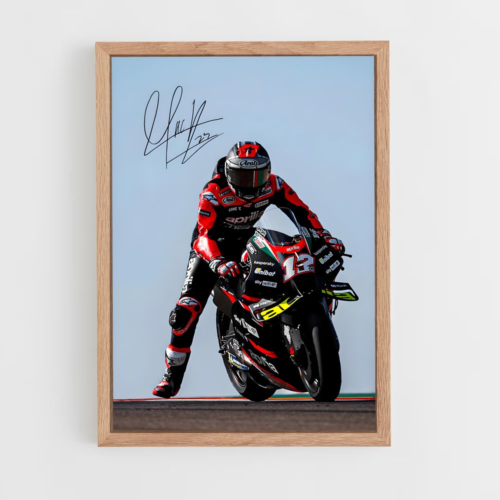 Poster Marc Marquez Signature – affiche Moto GP (vue 4)