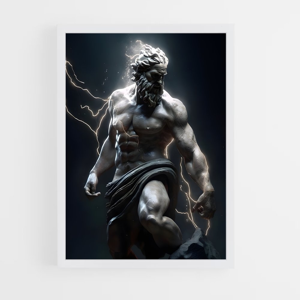 Poster Mr Olympia Zeus – affiche Musculation (vue 3)