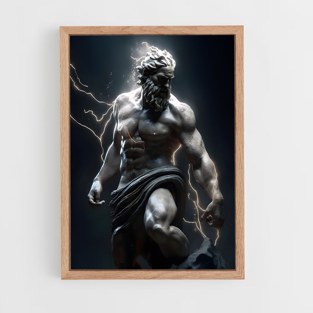 Poster Mr Olympia Zeus – affiche Musculation (vue 4)