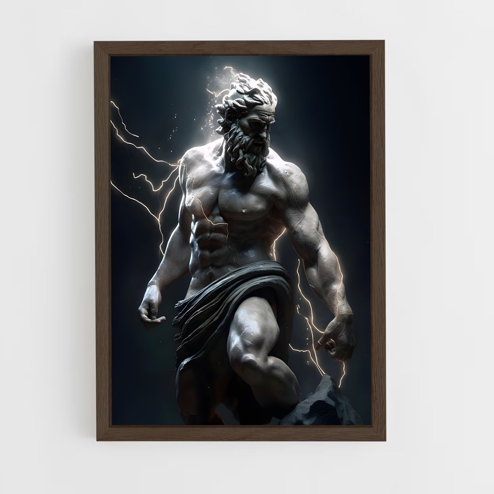 Poster Mr Olympia Zeus – affiche Musculation (vue 5)