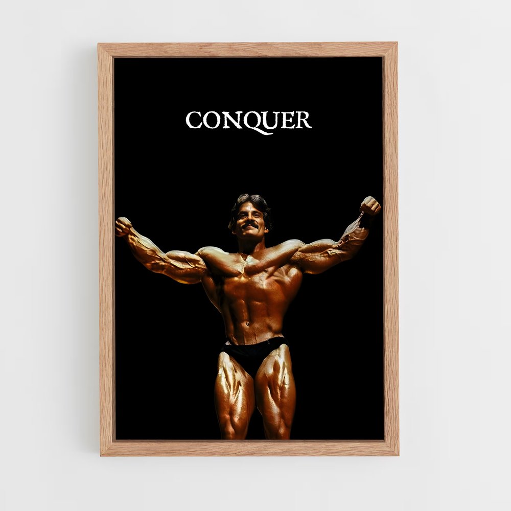 Poster Mr Olympia Conquer – affiche Musculation (vue 4)