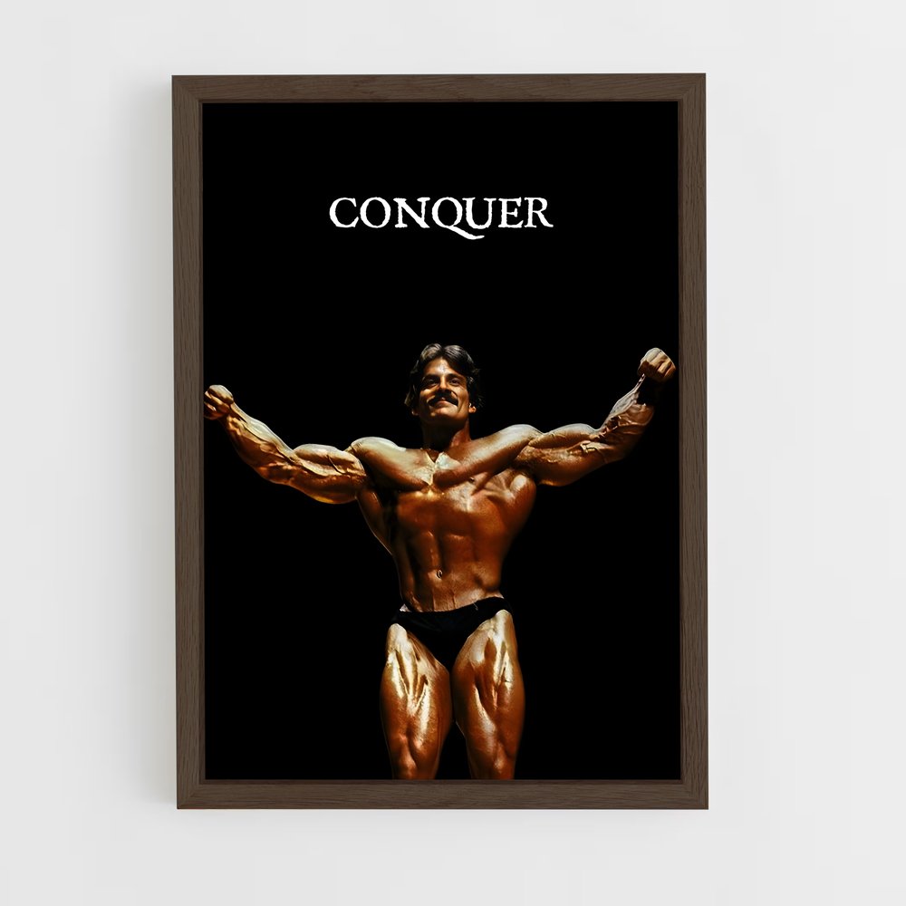 Poster Mr Olympia Conquer – affiche Musculation (vue 5)