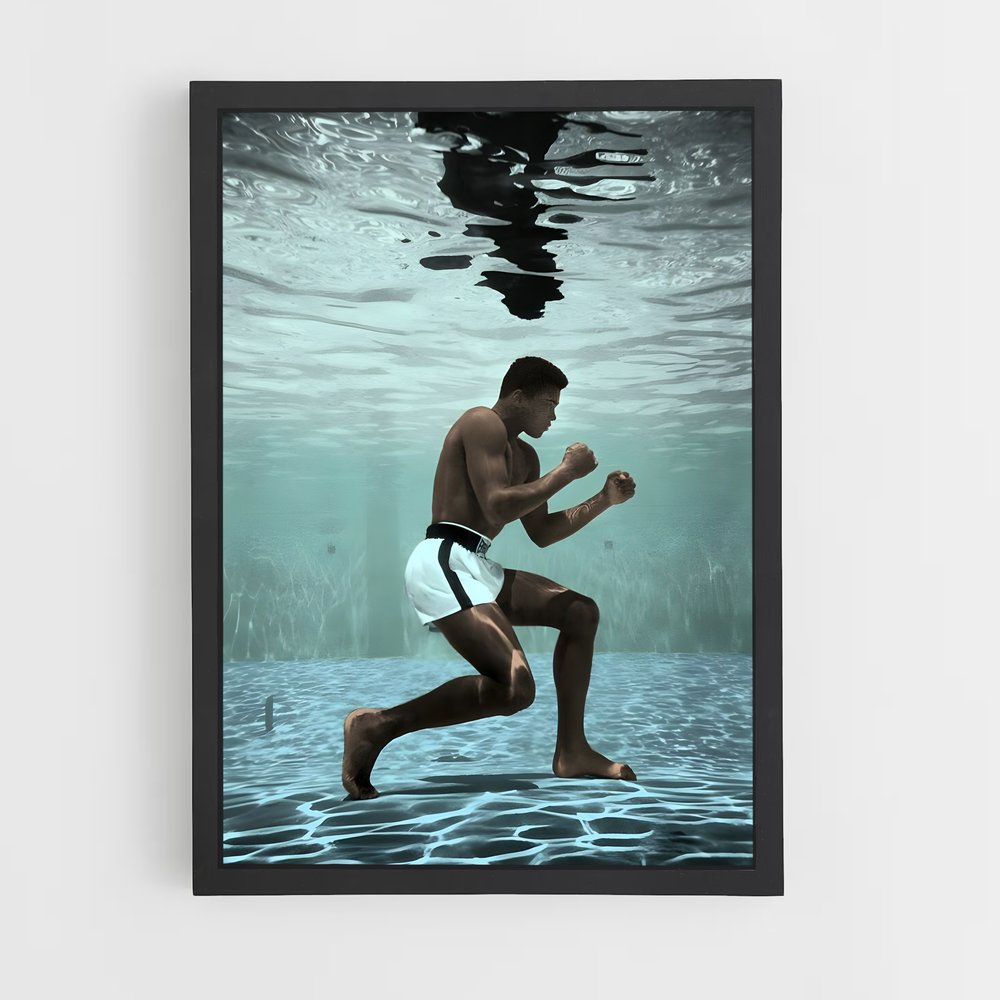 Poster Muhammad Ali Piscine (vue 2)