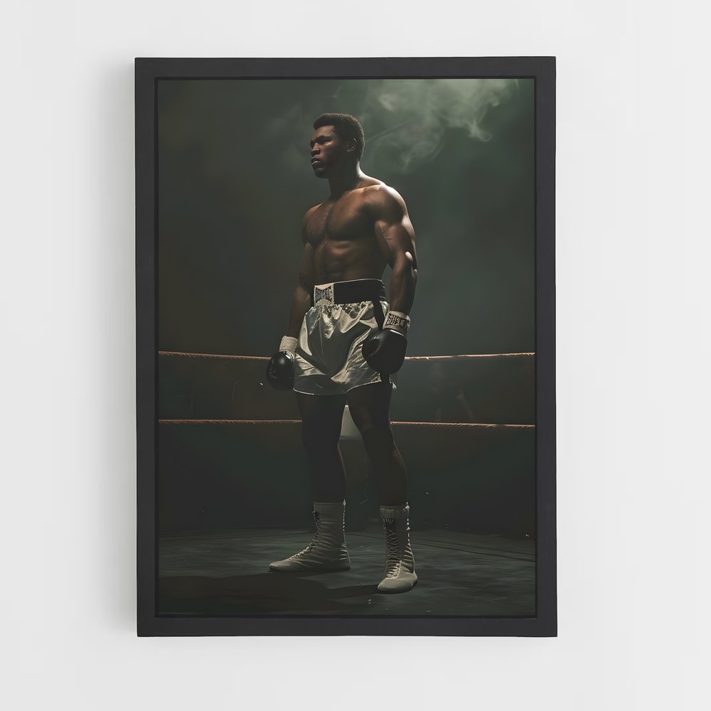 Poster Mohamed Ali Muscle – affiche Boxe (vue 2)