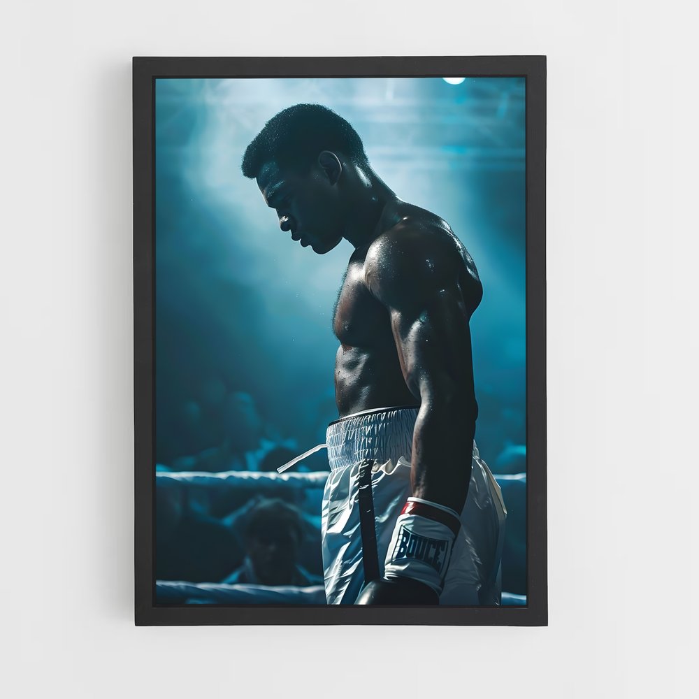 Poster Mohamed Ali Ring – affiche Boxe (vue 2)