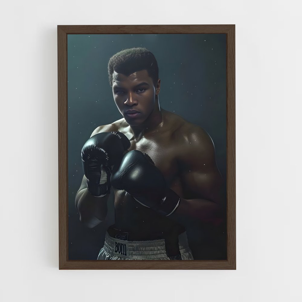 Poster Mohamed Ali Gants – affiche Boxe (vue 5)