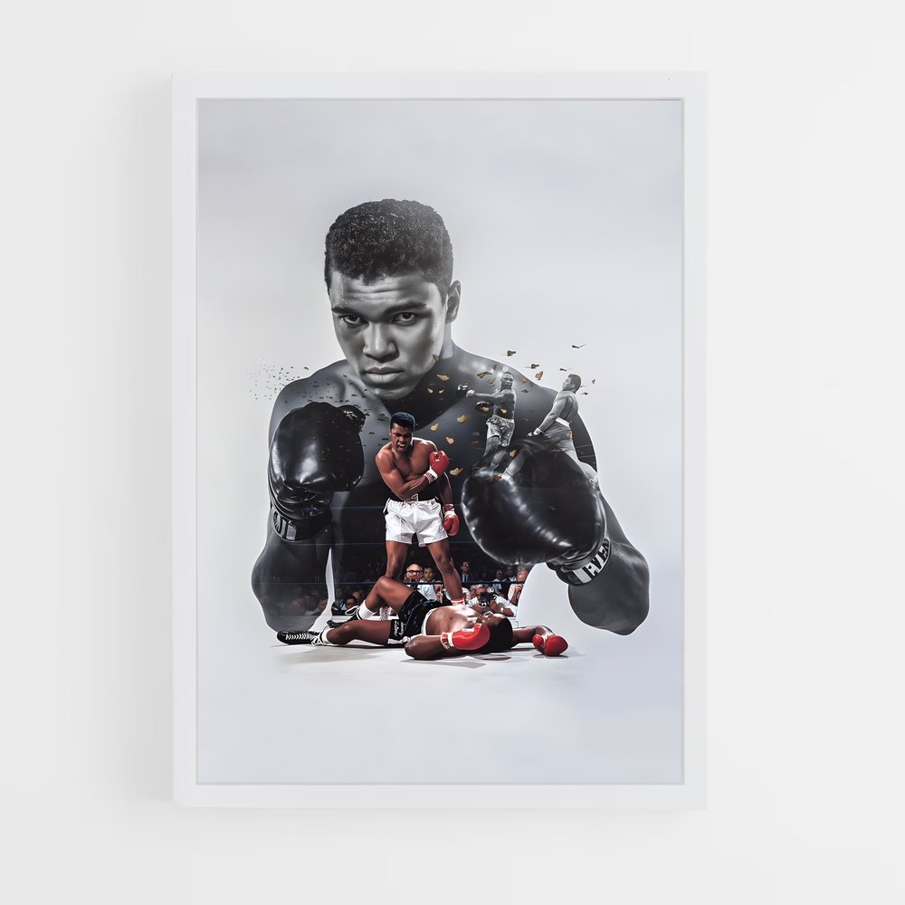 Poster Mohamed Ali Légende – affiche Boxe (vue 3)