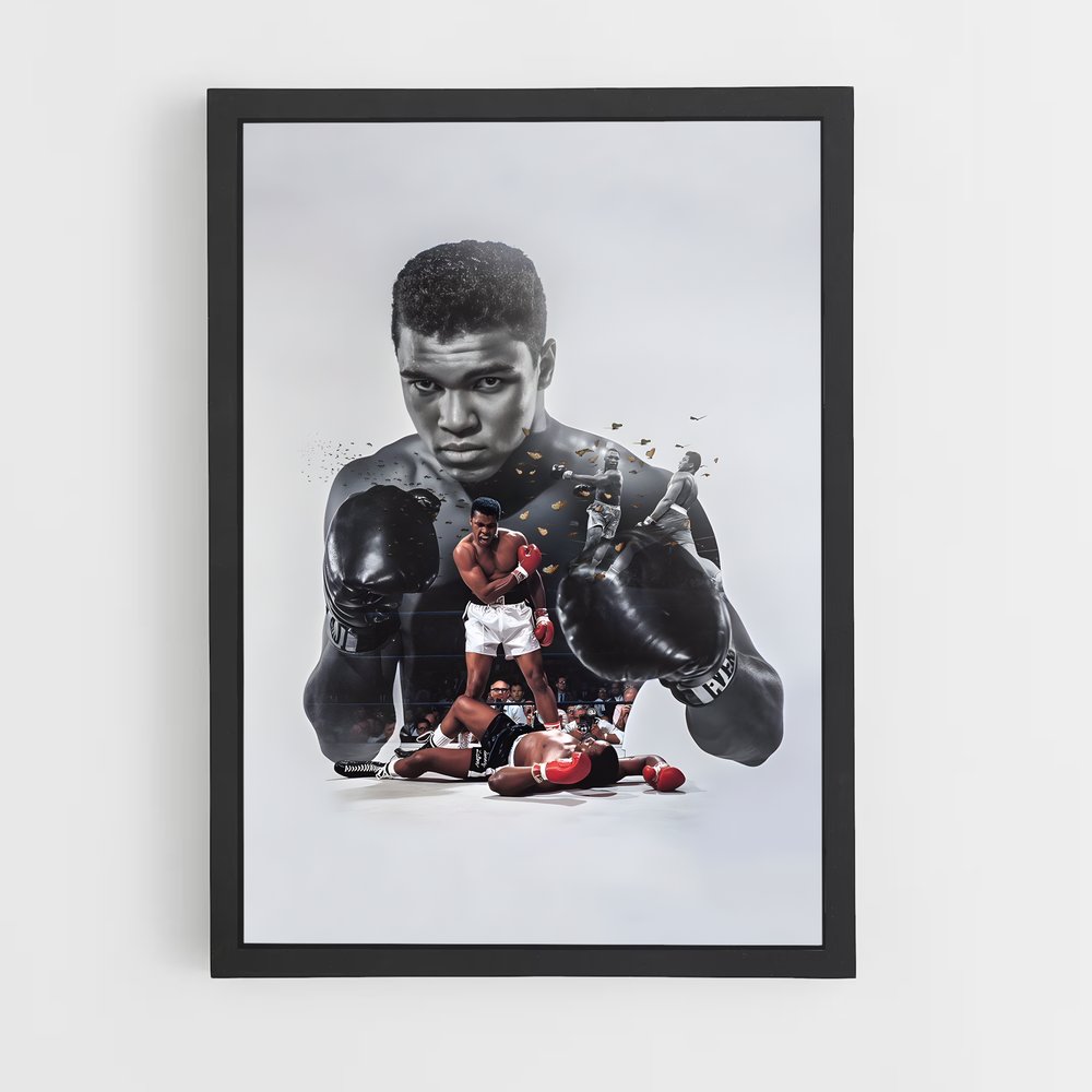 Poster Mohamed Ali Légende – affiche Boxe (vue 2)