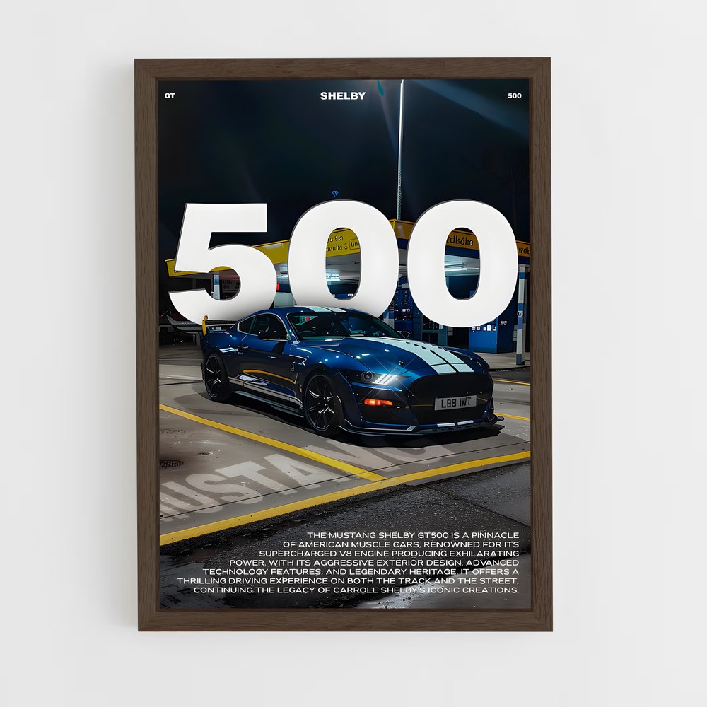 Poster Shelby 500 (vue 5)