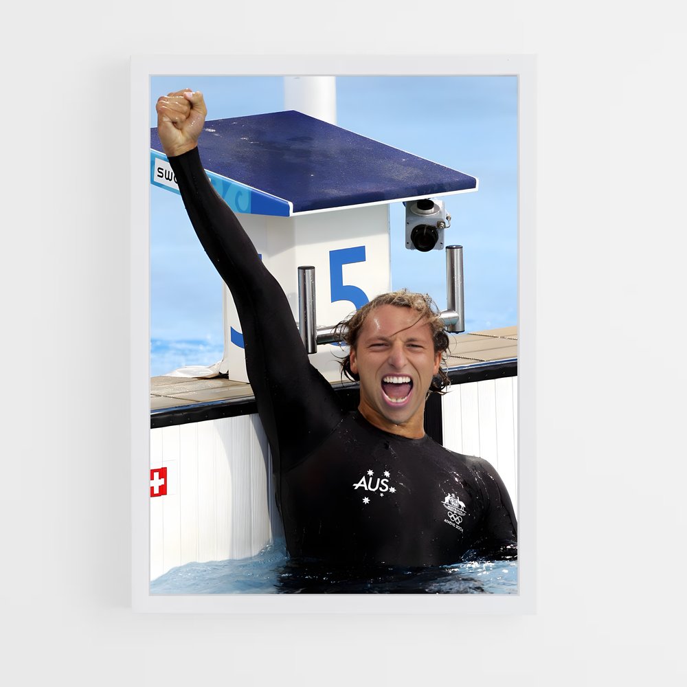 Poster Triomphe en Natation (vue 3)