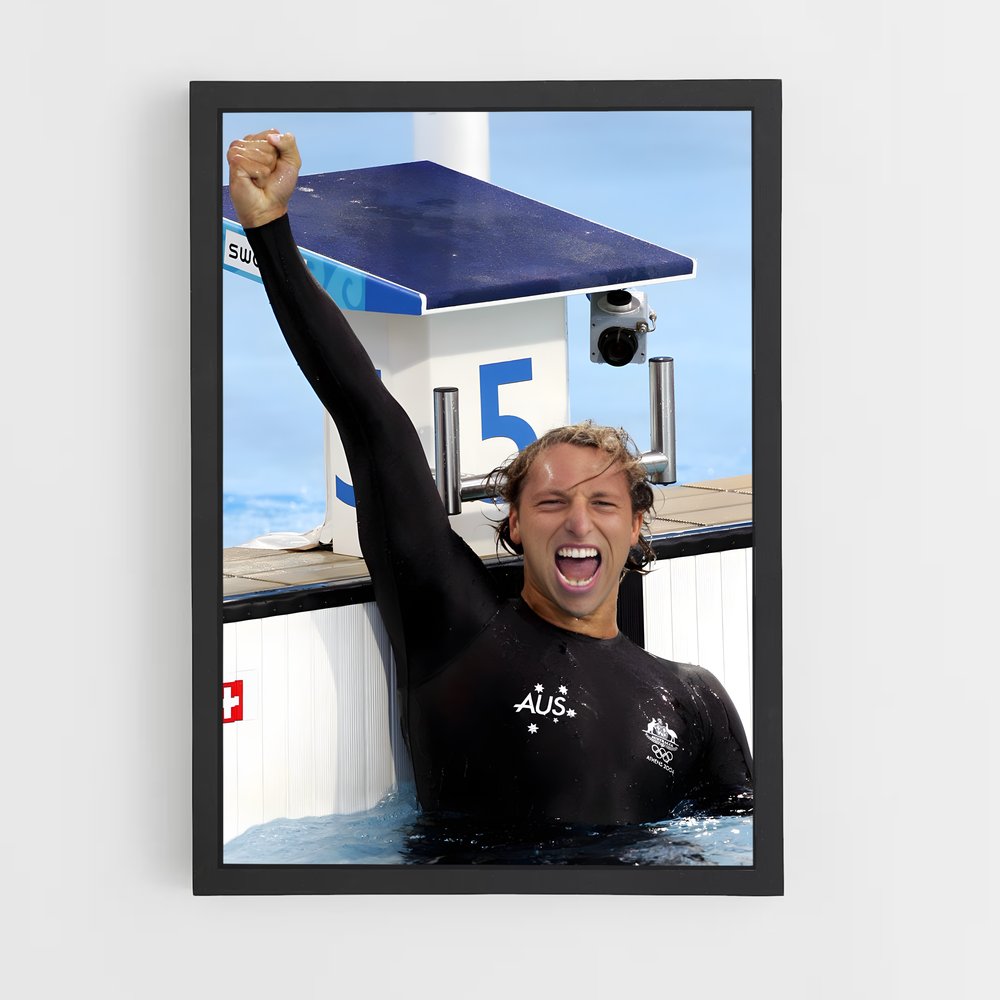 Poster Triomphe en Natation (vue 2)