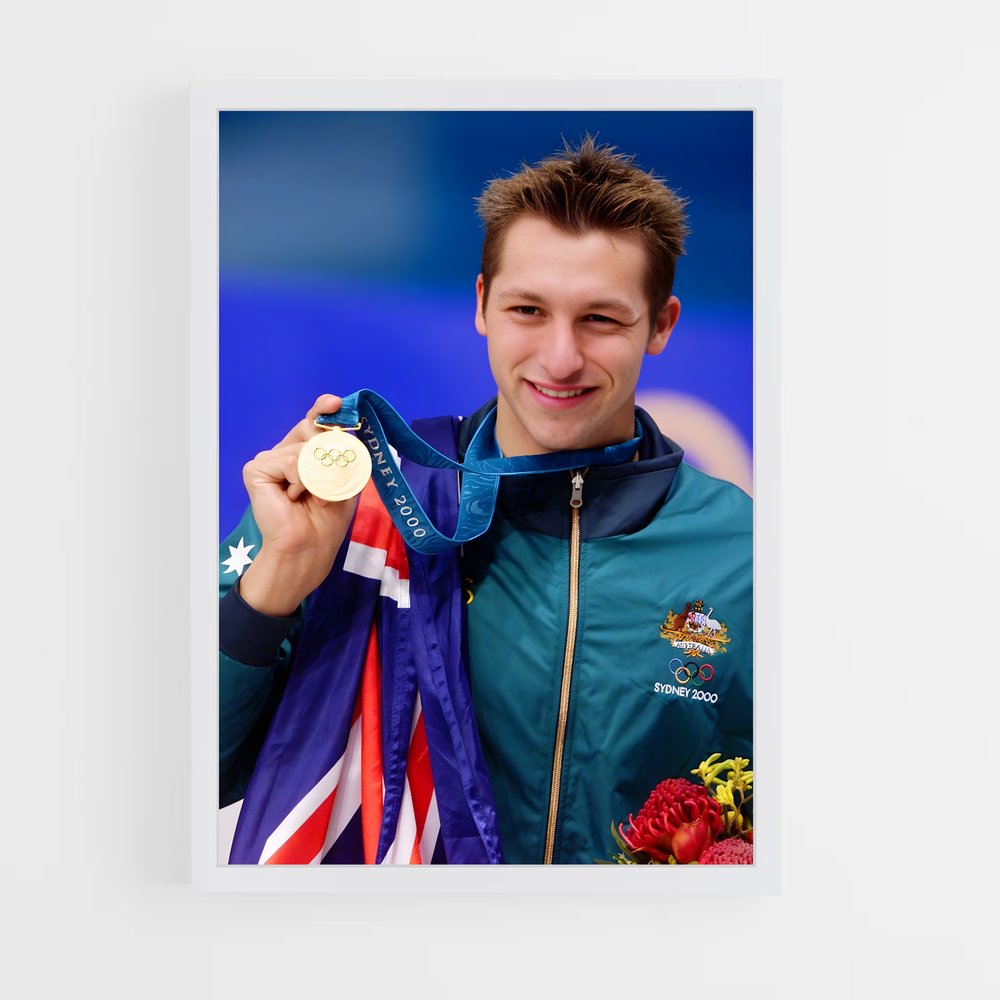 Poster Victoire de l'Or Aquatique – affiche Natation (vue 3)