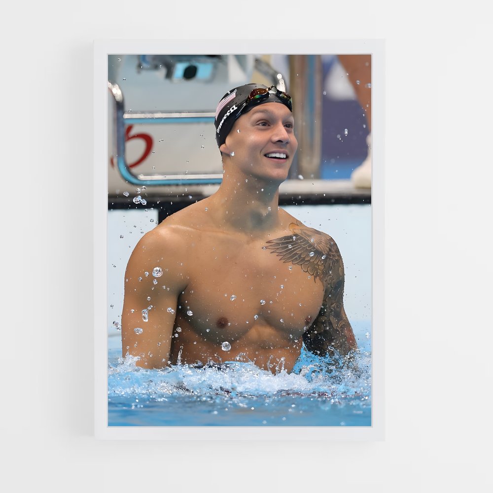 Poster Plongeon Triomphant – affiche Natation (vue 3)