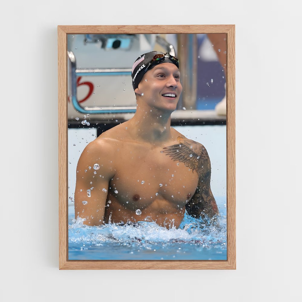 Poster Plongeon Triomphant – affiche Natation (vue 4)