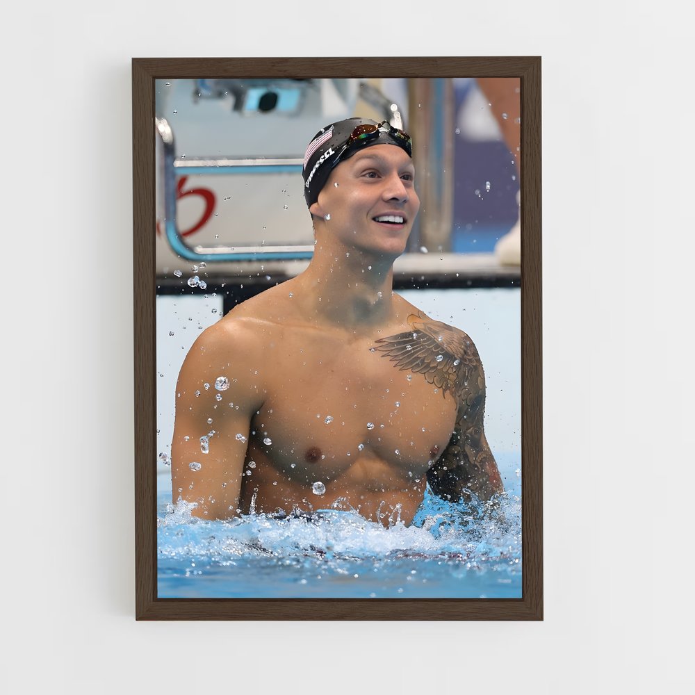 Poster Plongeon Triomphant – affiche Natation (vue 5)