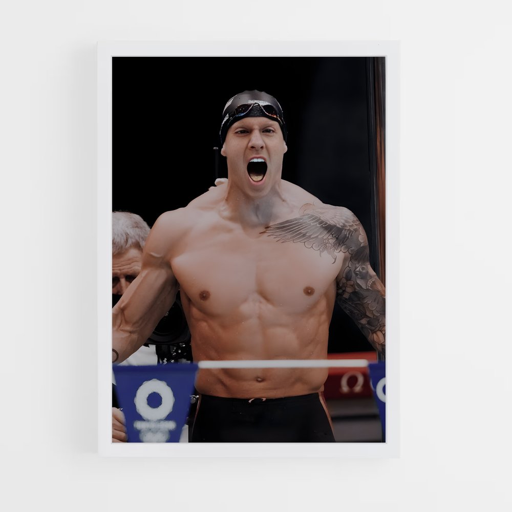 Poster Victoire du Nageur – affiche Natation (vue 3)