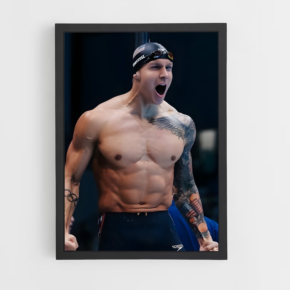 Poster Force Aquatique – affiche Natation (vue 2)