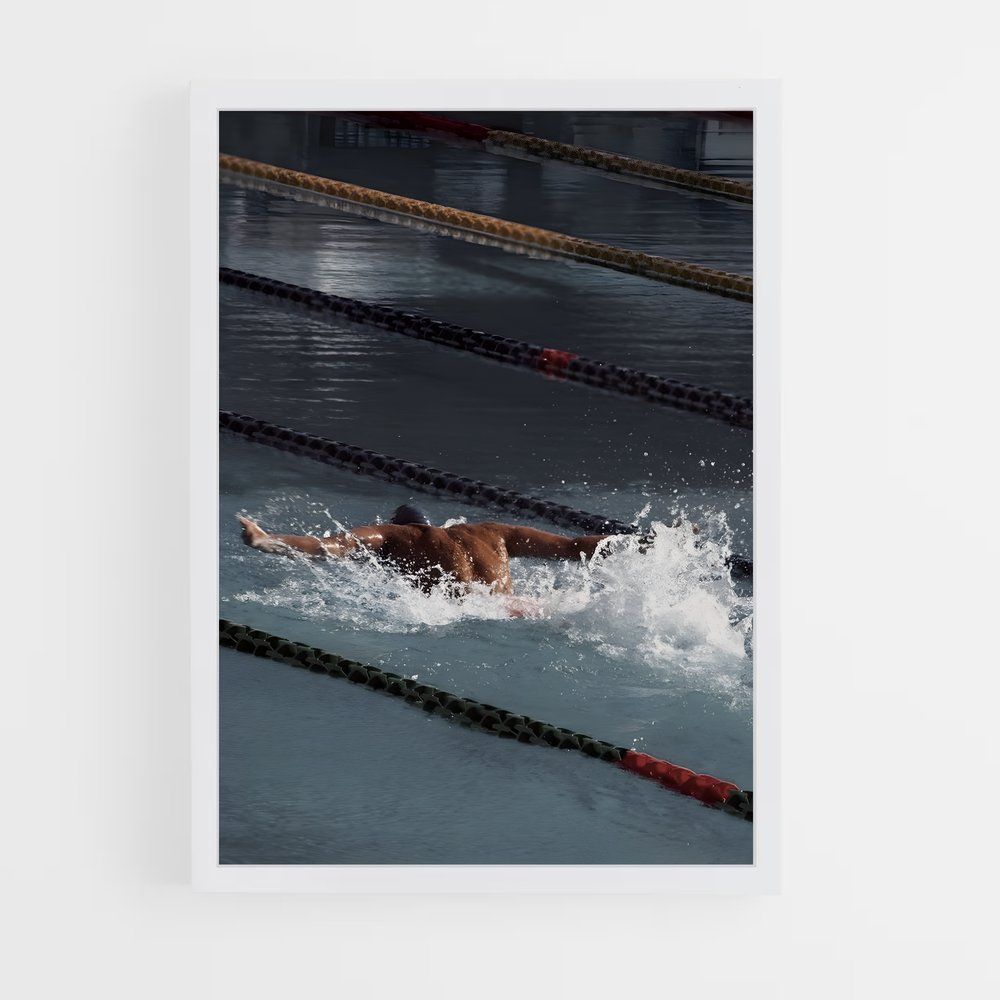 Poster Vague de Force – affiche Natation (vue 3)