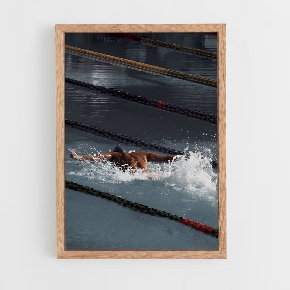 Poster Vague de Force – affiche Natation (vue 4)