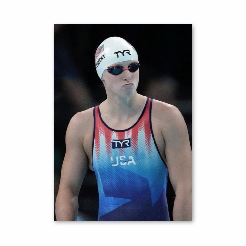 Poster Swimmer USA