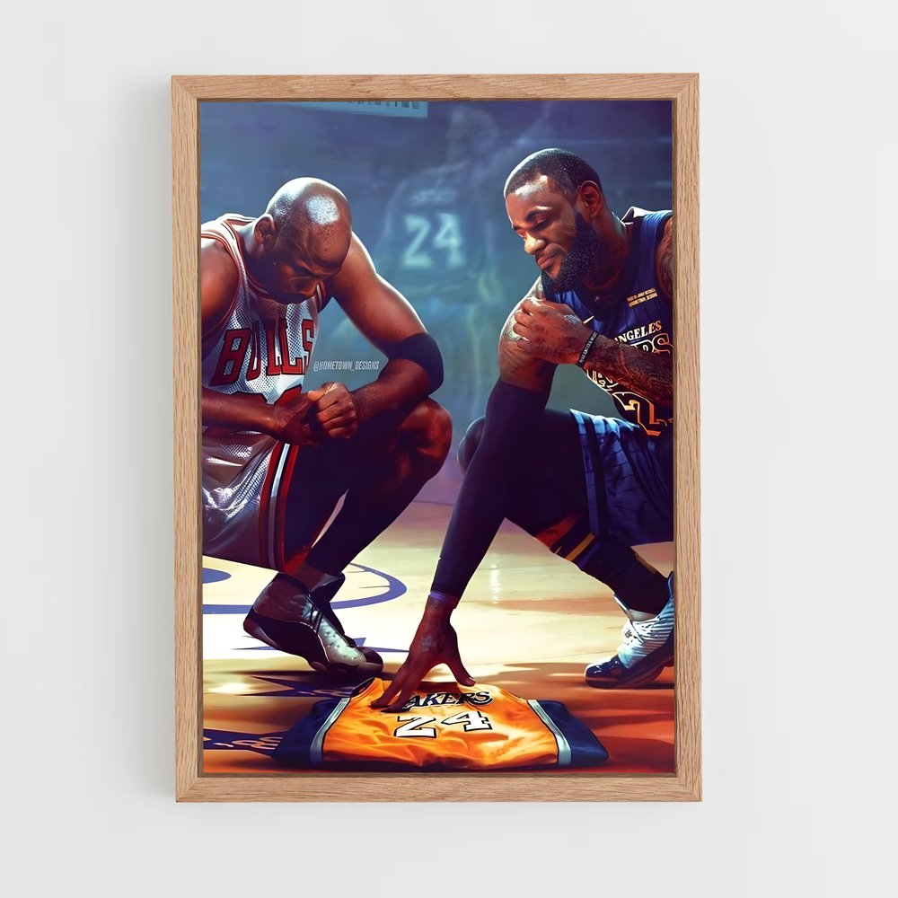 Poster Lakers – affiche Basketball (vue 4)