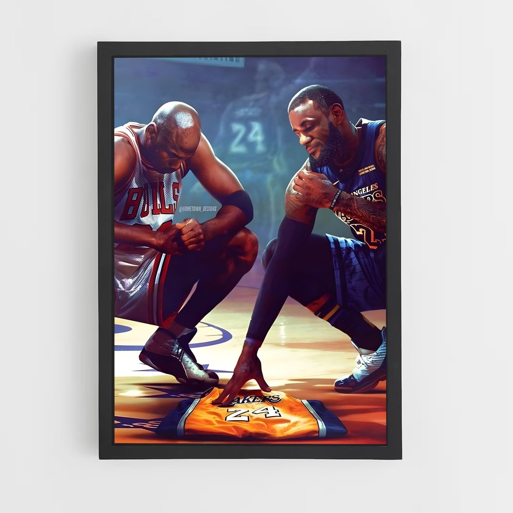 Poster Lakers – affiche Basketball (vue 2)