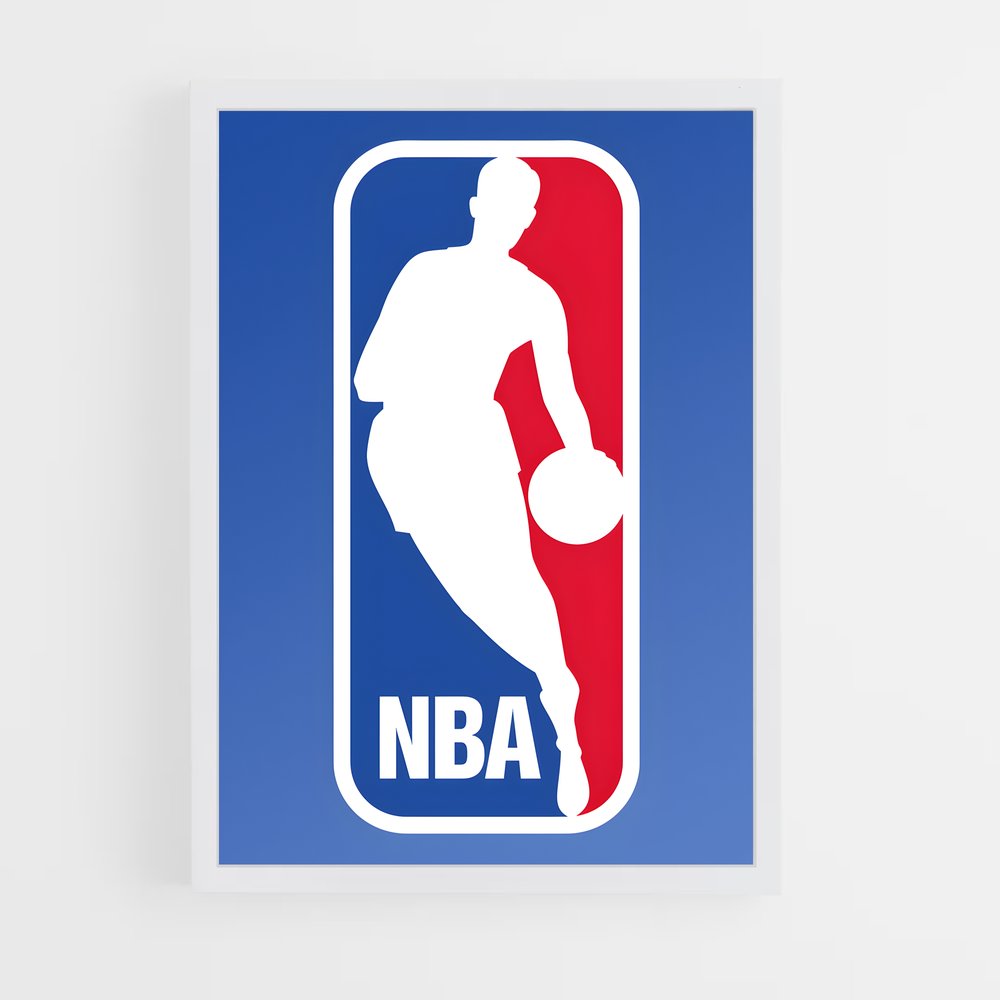 Poster NBA Logo – affiche Basketball (vue 3)