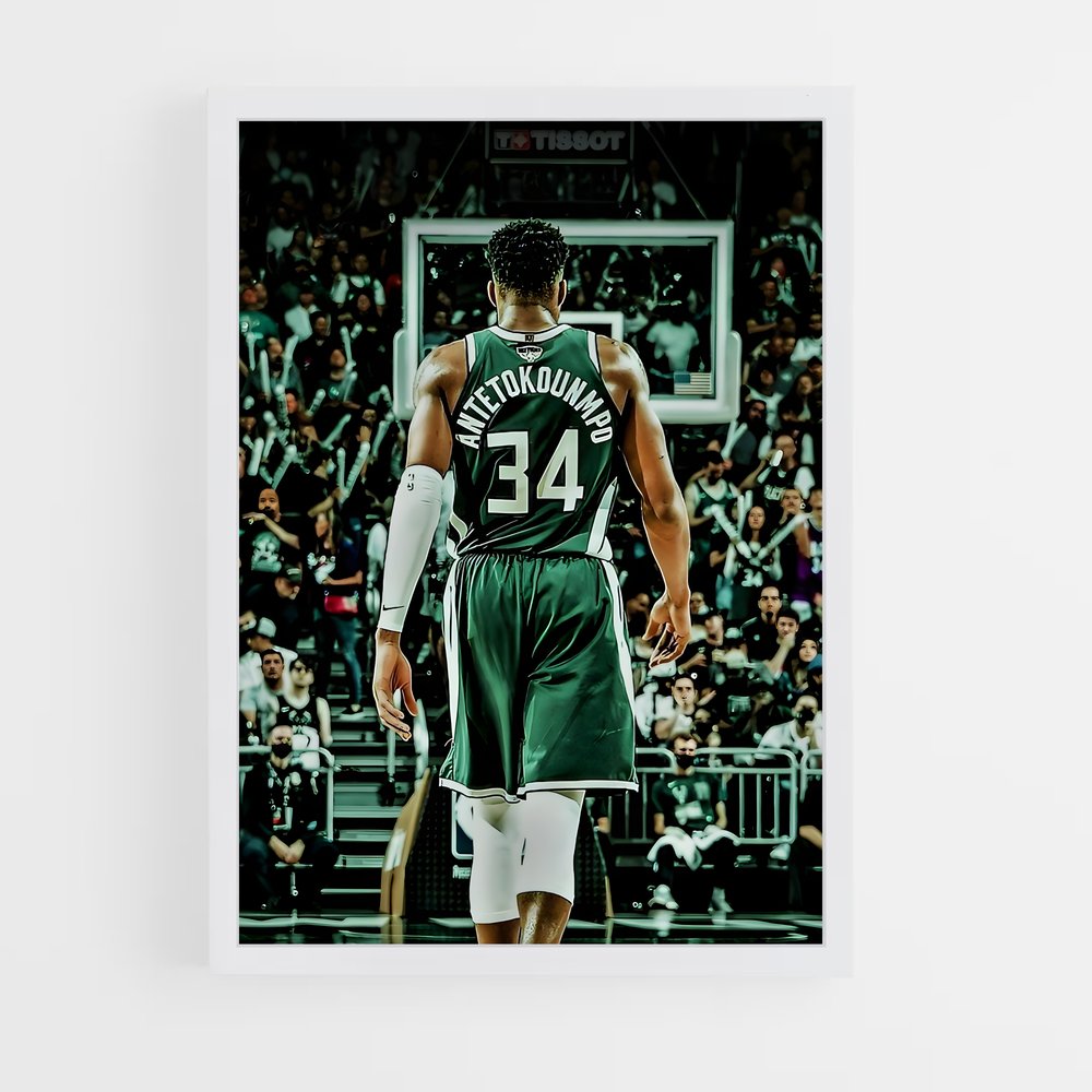 Poster Antetokounmpo – affiche Basketball (vue 3)