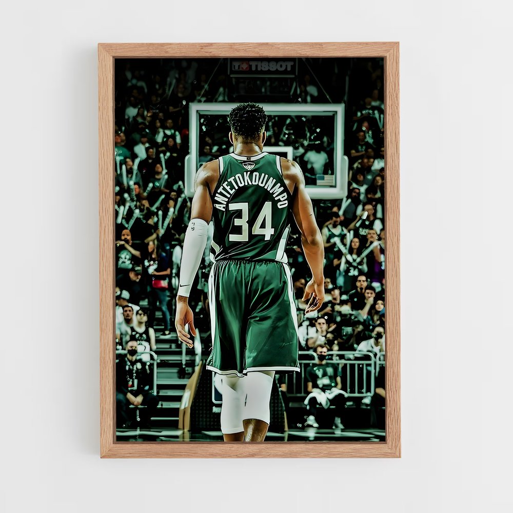 Poster Antetokounmpo – affiche Basketball (vue 4)