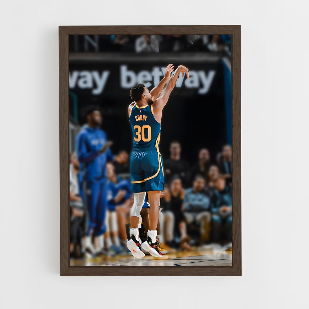 Poster Curry Lancé – affiche Basketball (vue 5)