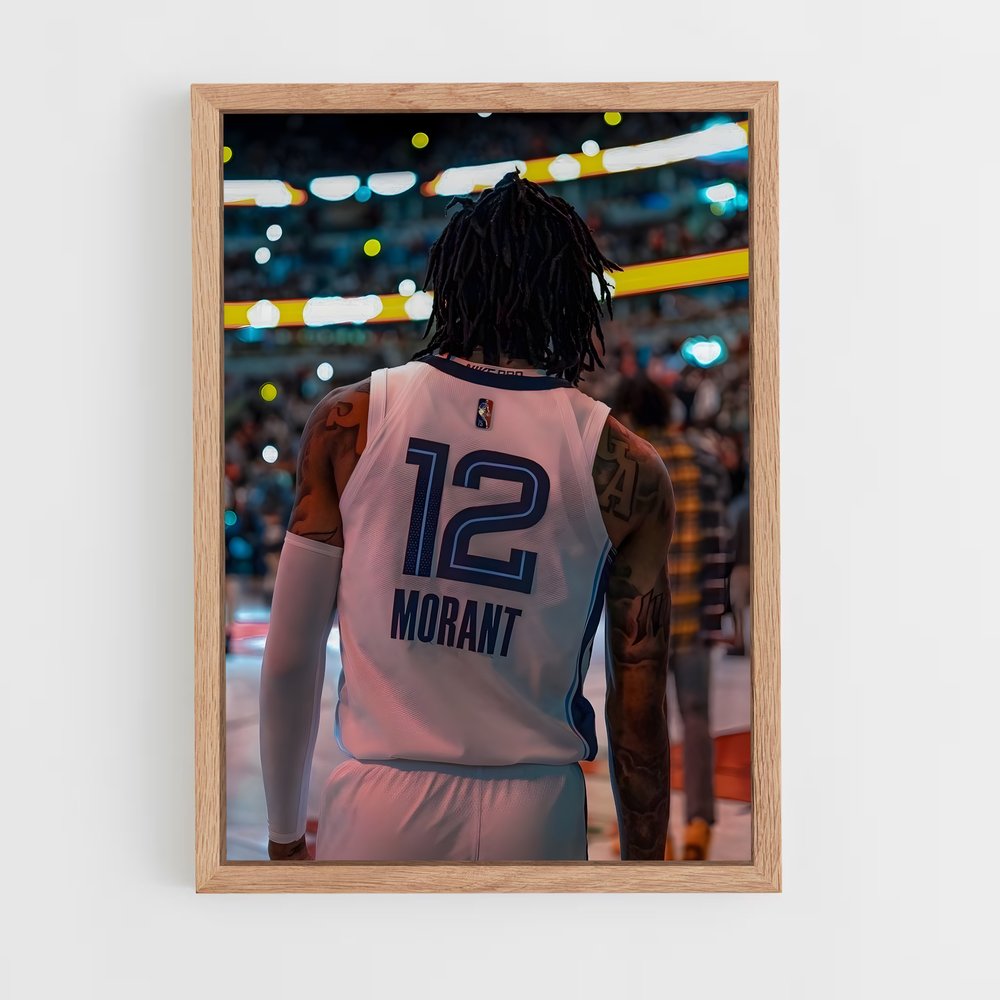 Poster Morant – affiche Basketball (vue 4)