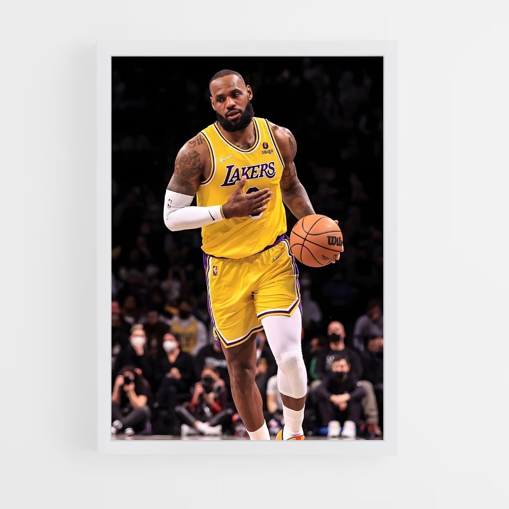 Poster Lebron James – affiche Basketball (vue 3)