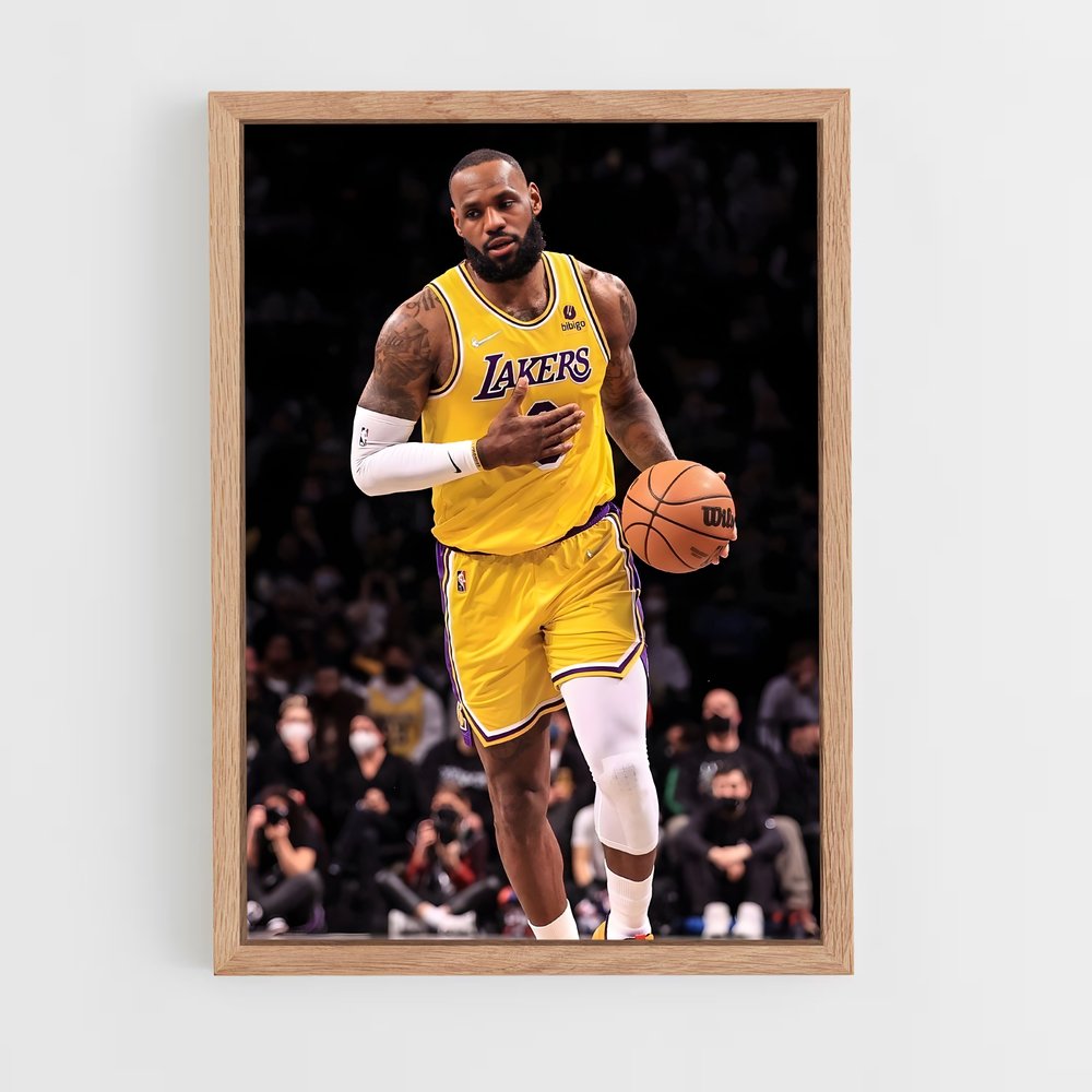 Poster Lebron James – affiche Basketball (vue 4)