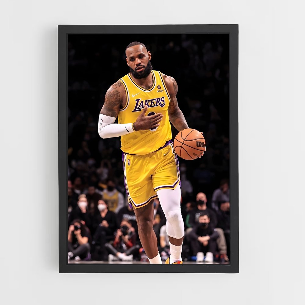 Poster Lebron James – affiche Basketball (vue 2)