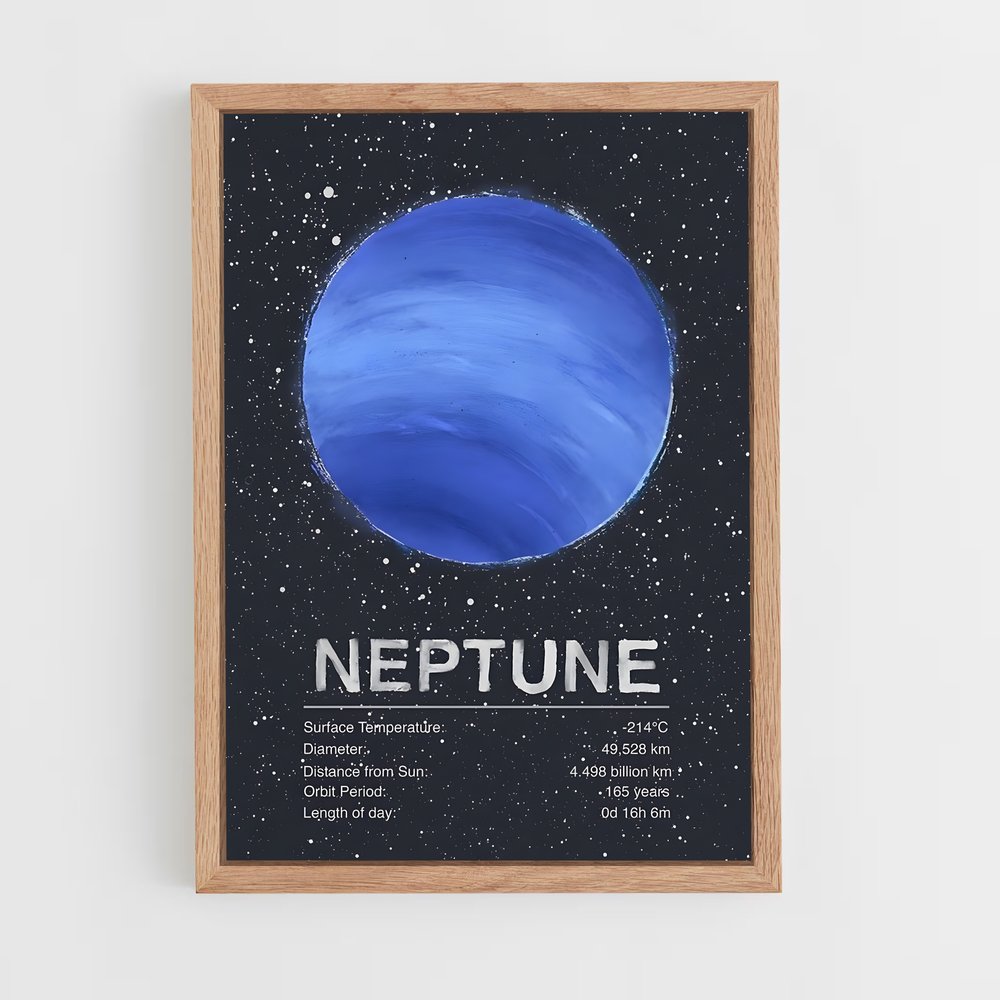 Poster Cosmos Bleu (vue 4)