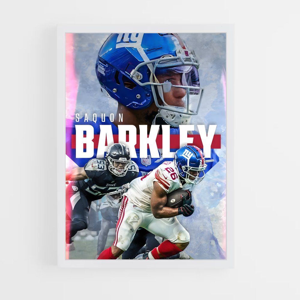 Poster Giants Star – affiche Football US (vue 3)