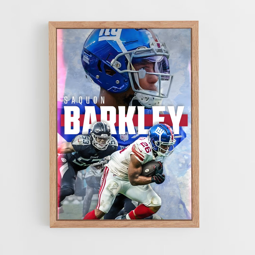 Poster Giants Star – affiche Football US (vue 4)