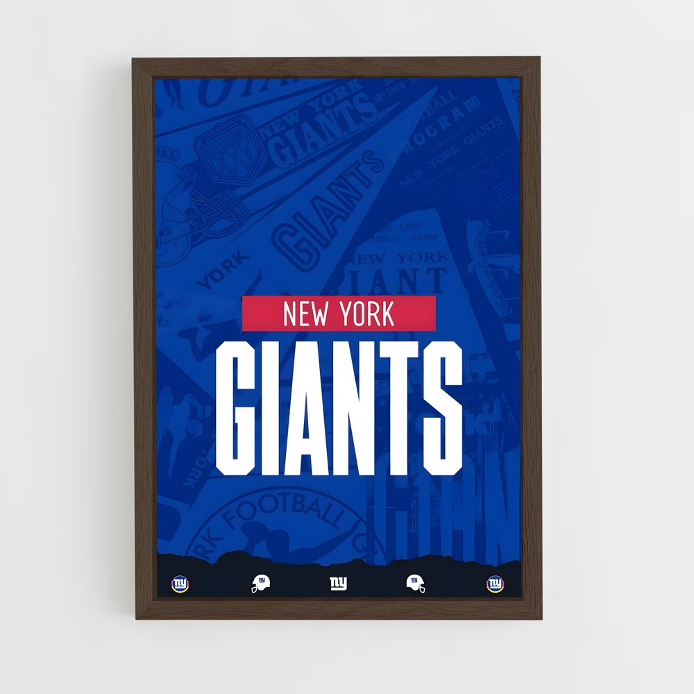 Poster New York Giants Heritage – affiche Football US (vue 5)