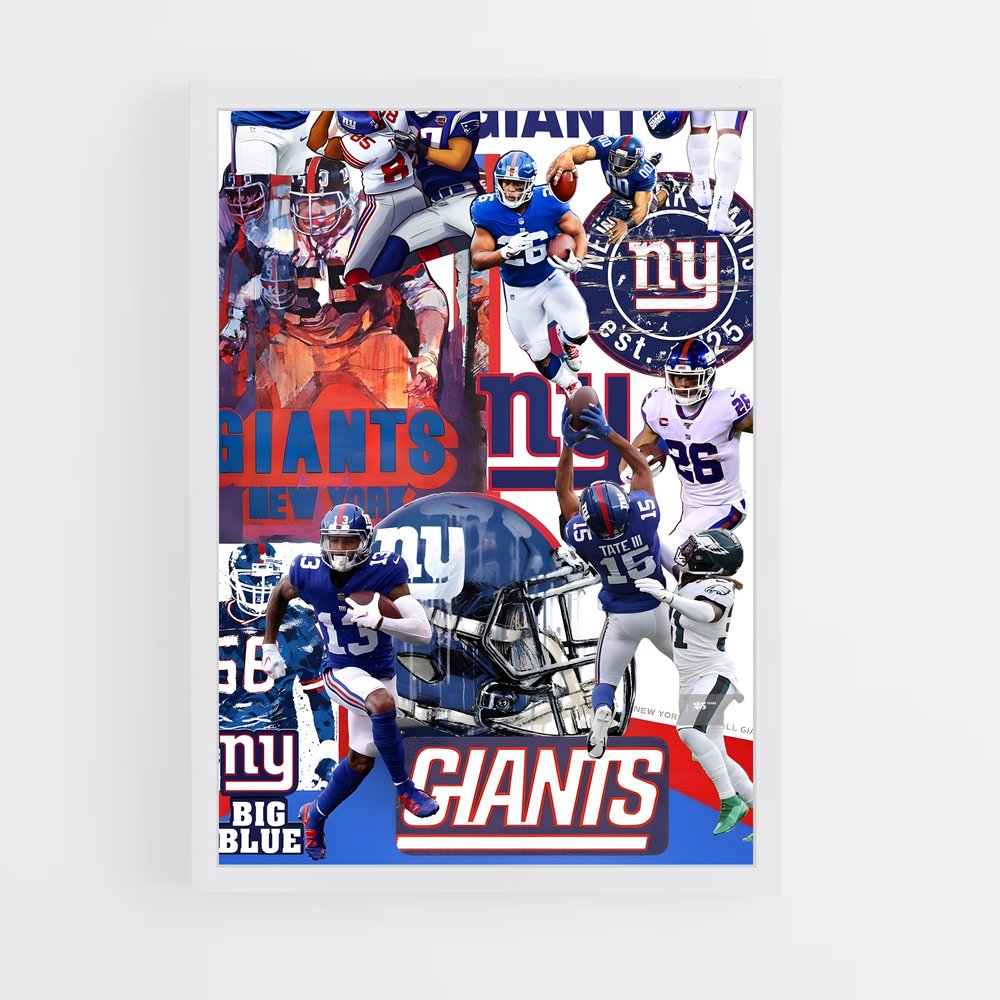 Poster Giants Passion – affiche Football US (vue 3)