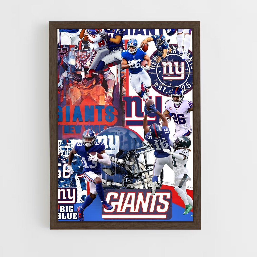 Poster Giants Passion – affiche Football US (vue 5)