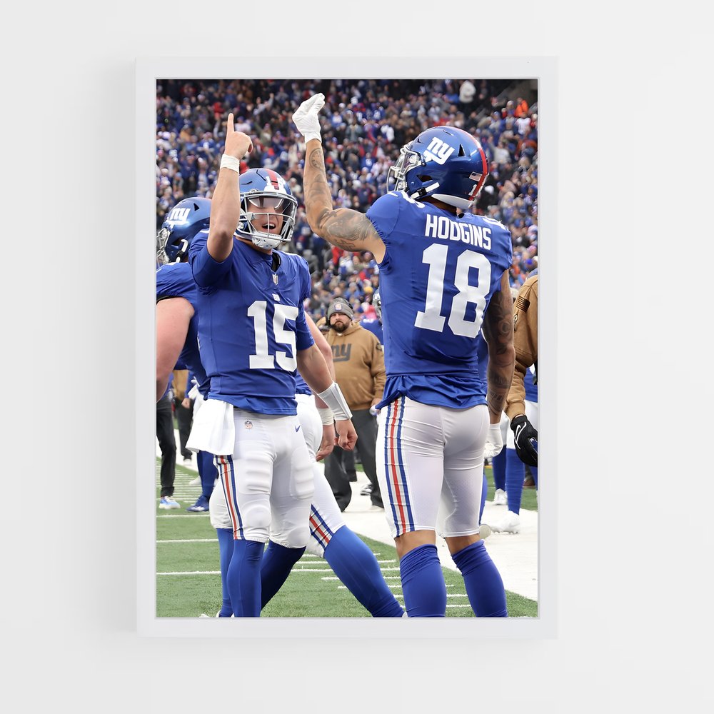 Poster Élan des Giants – affiche Football US (vue 3)