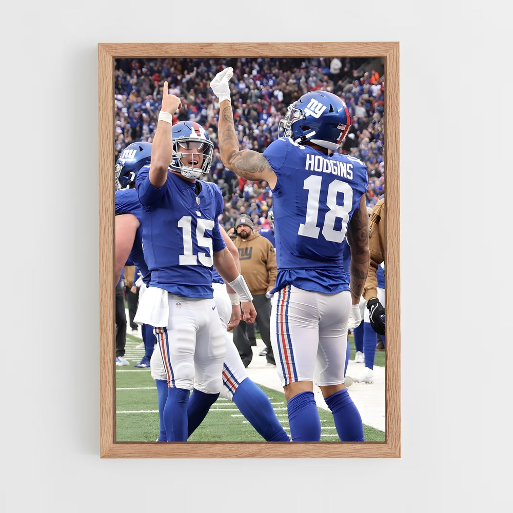 Poster Élan des Giants – affiche Football US (vue 4)