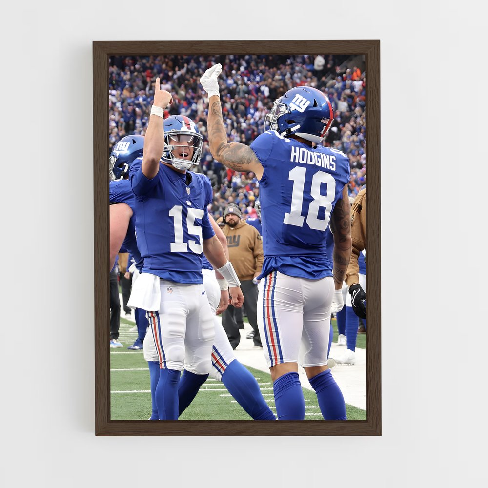 Poster Élan des Giants – affiche Football US (vue 5)