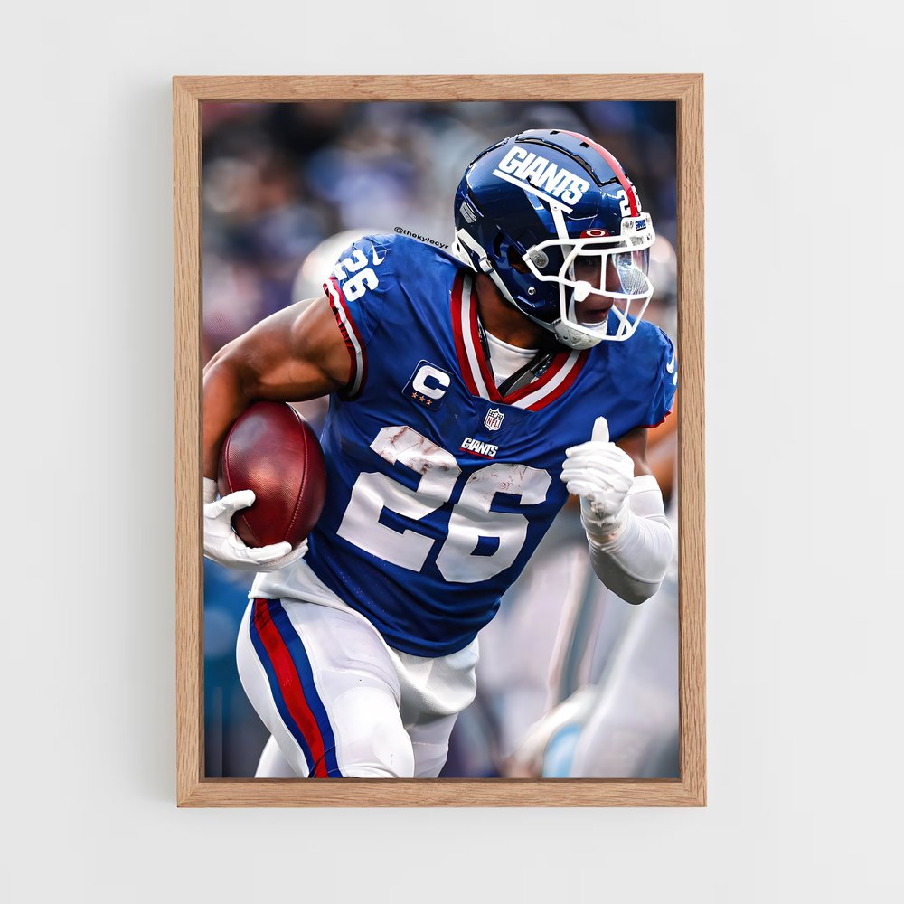 Poster Giant en Mouvement – affiche Football US (vue 4)