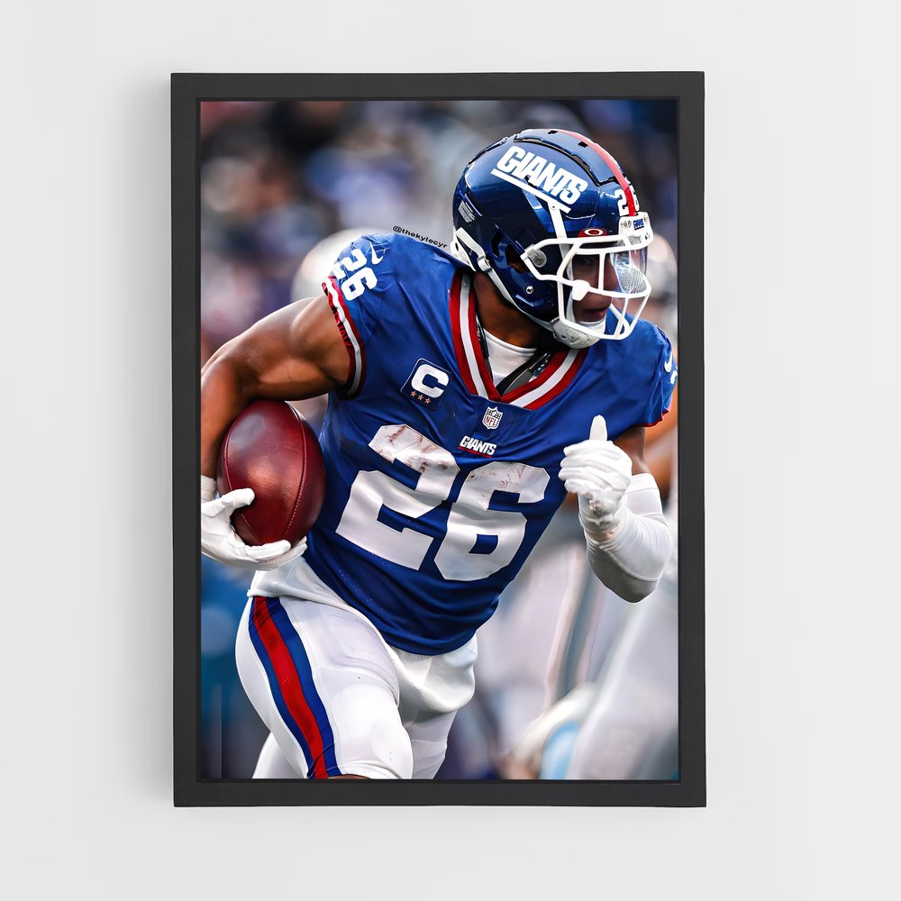 Poster Giant en Mouvement – affiche Football US (vue 2)