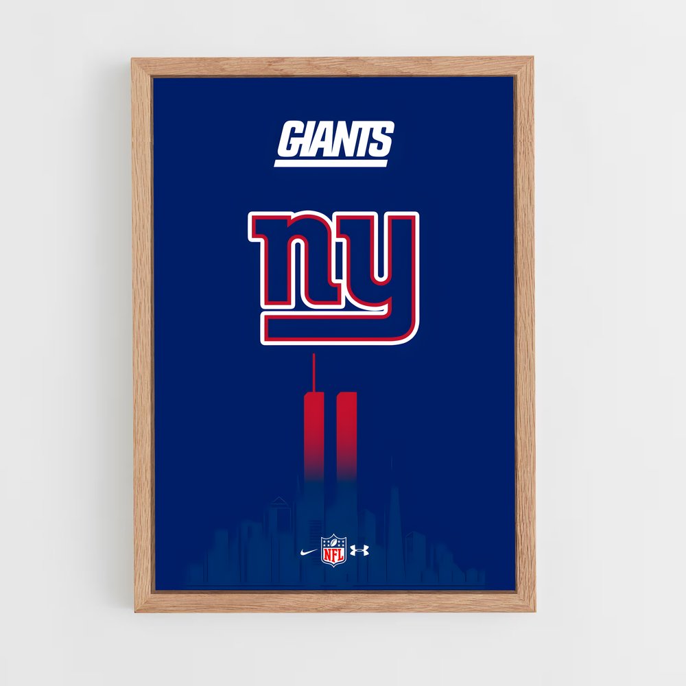 Poster Giants Iconique – affiche Football US (vue 4)