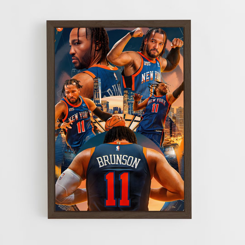 Poster Dynamisme Knicks – affiche Basketball (vue 5)