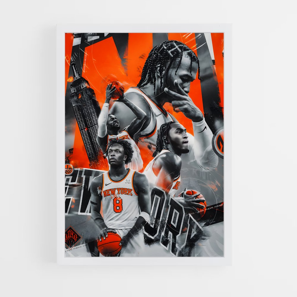 Poster New York Hoops – affiche Basketball (vue 3)