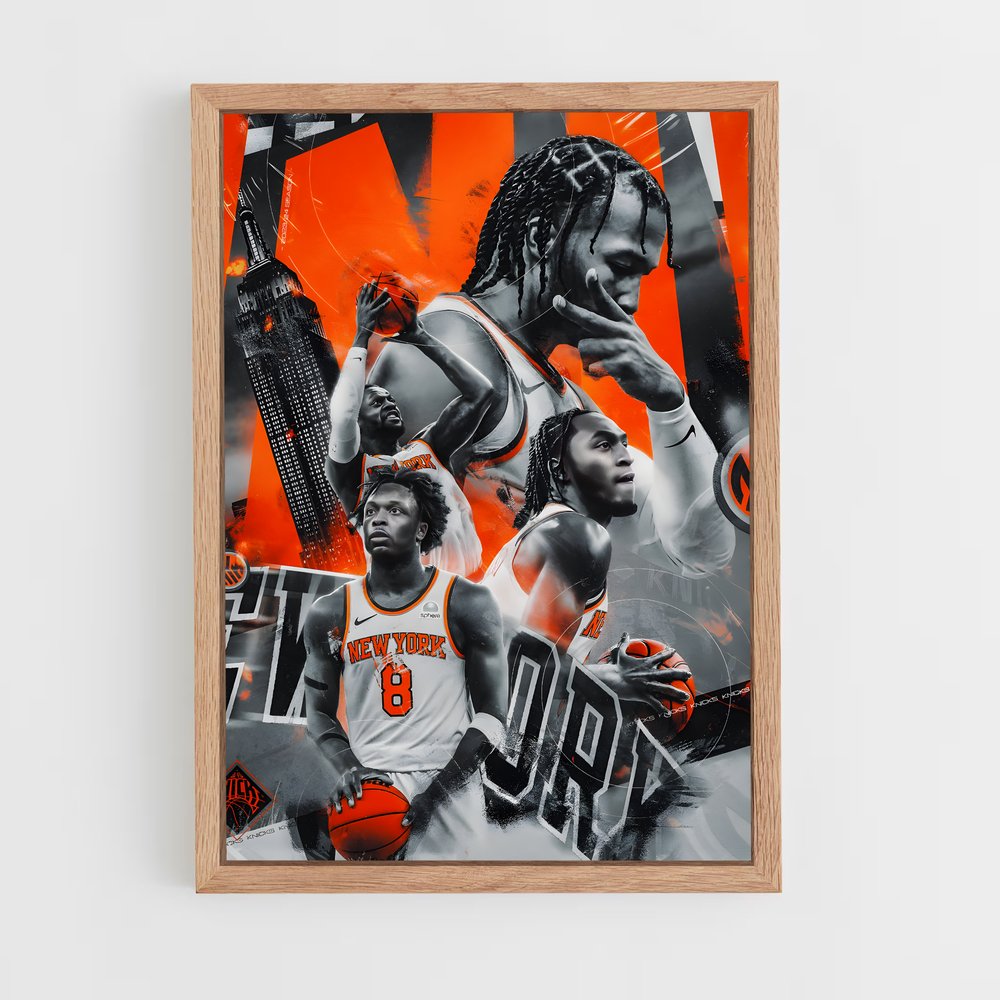 Poster New York Hoops – affiche Basketball (vue 4)